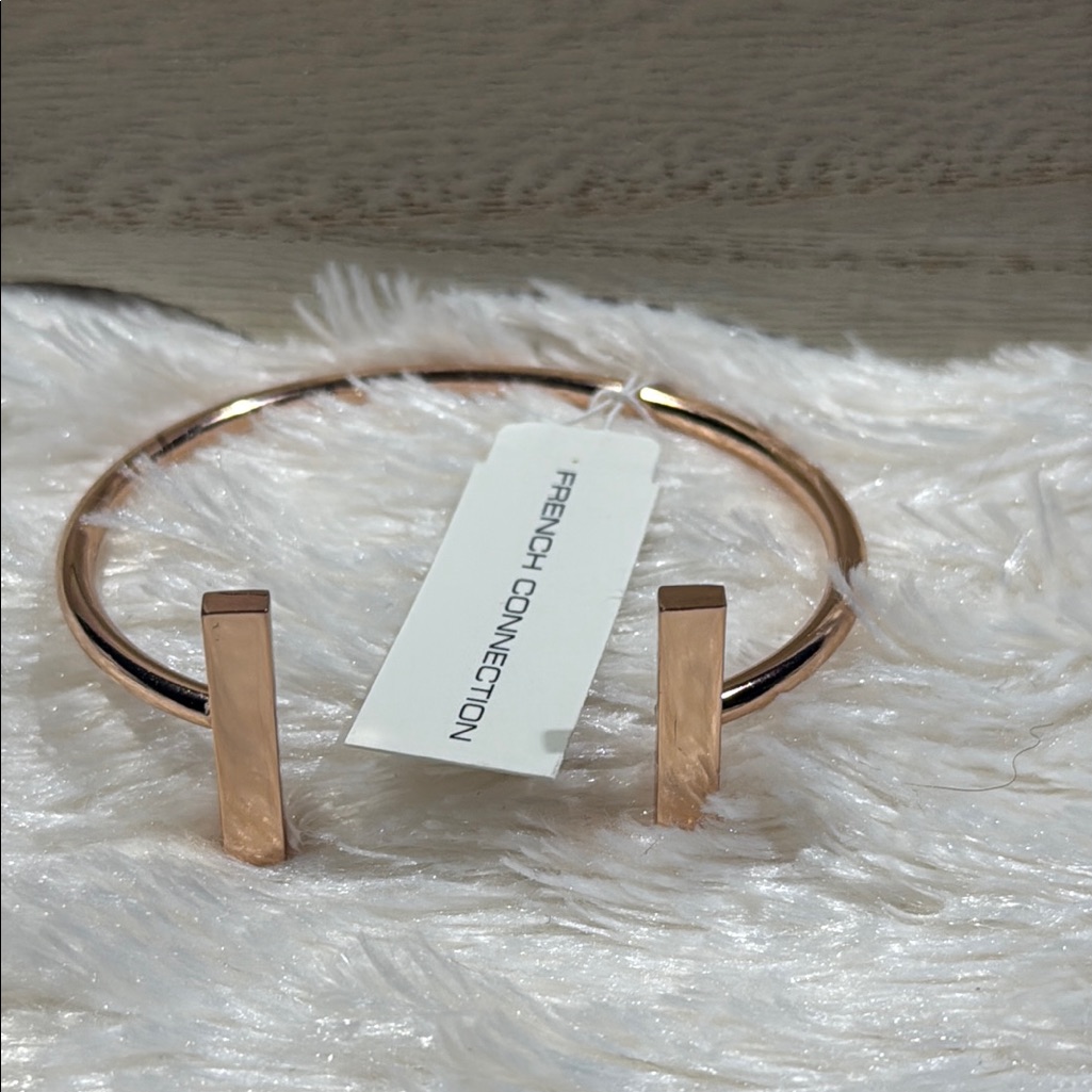 French Connection Metallic Rose Bracelet